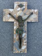 Kruis Jezus op granietsteen, Ophalen of Verzenden, Gebruikt, Christendom | Katholiek