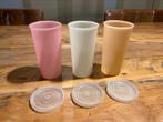 Tupperware vintage pastel bekers, Huis en Inrichting, Keuken | Tupperware, Ophalen of Verzenden, Beker of Kan