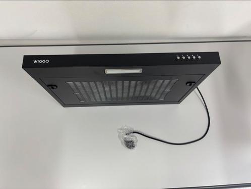 NIEUW Afzuigkap Zwart Onderbouw Wiggo, Witgoed en Apparatuur, Afzuigkappen, Nieuw, Onderbouw afzuigkap, 200 tot 400 m³ per uur