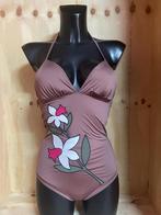 Twinset halter badpak maat 75c en 80c model terra, Verzenden, Nieuw, Bruin, Badpak