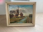 Schilderij Molenlandschap, Antiek en Kunst, Ophalen