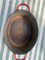 Le creuset braadpan maat 8, Huis en Inrichting, Keuken | Potten en Pannen, Ophalen, Gebruikt, Gietijzer, Koekenpan of Braadpan
