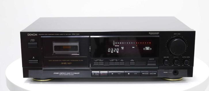 Denon DRM-700 cassettedeck, Audio, Tv en Foto, Cassettedecks, Enkel, Denon, Tiptoetsen, Tape counter, Ophalen