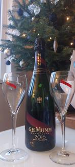 Mumm Champagne Giftset 2016 Brut Millésime met Mumm Glazen, Verzamelen, Wijnen, Frankrijk, Nieuw, Ophalen of Verzenden, Champagne