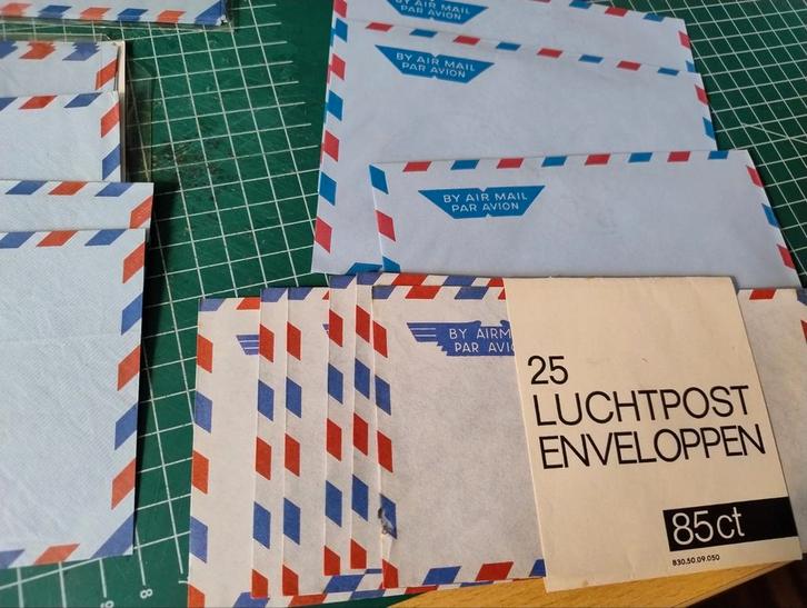 luchtpost enveloppen blanco, Postzegels en Munten, Brieven en Enveloppen | Nederland, Envelop, Ophalen of Verzenden
