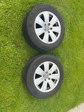 Audi velgen met nieuwe banden continental beschikbaar voor biedingen