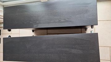 2 IKEA MALM Laden – Zwart
100  63  13 cm – Met Wieltjes - afbeelding 4