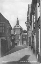 Leiden Gezicht op de Mare Kerk., Ophalen of Verzenden, 1940 tot 1960, Ongelopen, Zuid-Holland
