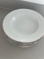 Set van 6 witte diepe borden, Huis en Inrichting, Keuken | Servies, Ophalen of Verzenden, Zo goed als nieuw, Bord(en), Effen