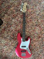 Basgitaar rood, Muziek en Instrumenten, Ophalen, Zo goed als nieuw, Elektrisch
