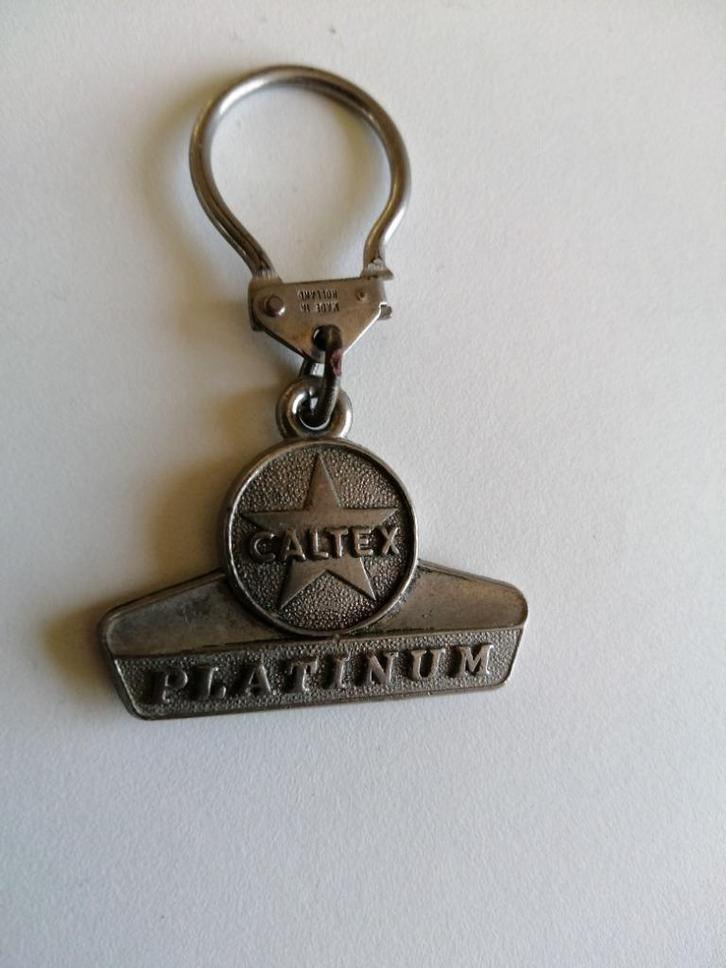 Caltex platinum sleutelhanger, Verzamelen, Merken en Reclamevoorwerpen, Overige typen, Ophalen of Verzenden