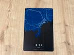 Ibiza kaart metalen bord design (30x20), Ophalen of Verzenden, Zo goed als nieuw, Overige typen