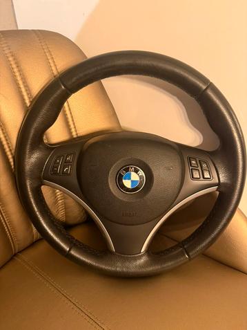 Bmw E81 E82 E87 E88 E90 E91 E92 E93 leder stuur beschikbaar voor biedingen