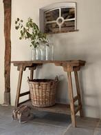 Landelijke sidetable * chinees * muurtafel * sober,oud *, Ophalen of Verzenden, Nieuw, 25 tot 50 cm, Rechthoekig