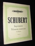 Schubert - Impromptus Und Moments Musicaux - Neue Ausgabe Vo, Piano, Gebruikt, Ophalen of Verzenden, Artiest of Componist