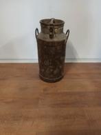 Oude melkbus met deksel, Ophalen, Gebruikt