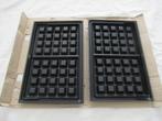 Wafel , tosti en poffertjes platen, Witgoed en Apparatuur, Wafelijzers, Ophalen of Verzenden, Uitneembare platen, Zo goed als nieuw