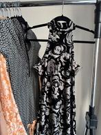 Vintage Y2K velvet fluwelen maxi jurk met bloemen patroon, Vintage, Vintage, Ophalen of Verzenden, Zo goed als nieuw