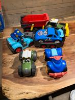 Dickie Toys Tractoren & Vrachtwagen met Race Auto, Ophalen, Gebruikt