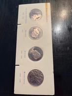4 Munten Rabobank 100 Jaar Vorstinnen, Postzegels en Munten, Ophalen of Verzenden, Koningin Beatrix, Overige waardes, Setje