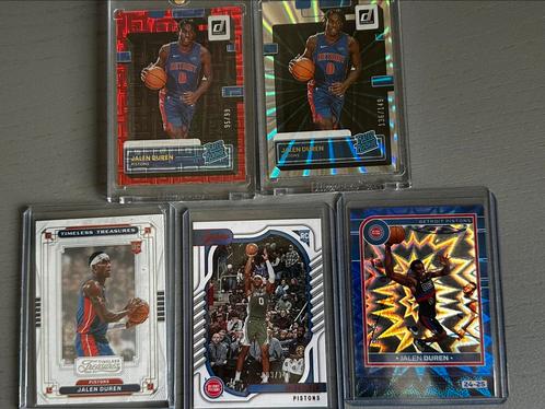 Jalen Duren. Detroit Pistons lot. 5x oa Rated rookie /99, Hobby en Vrije tijd, Stickers en Plaatjes, Ophalen of Verzenden