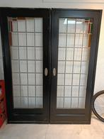 Ensuite antieke schuifdeuren, Doe-het-zelf en Verbouw, Deuren en Horren, Ophalen, Gebruikt, 80 tot 100 cm, Binnendeur