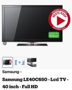 Samsung LE40C650 - 40 inch Full HD LCD TV, Ophalen, Gebruikt, LCD, 100 Hz