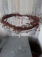 Glazen vaas op hoge poot, Diversen, Kerst, Ophalen, Gebruikt