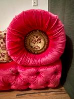 Barokstijl bank roze met gouden accenten, Huis en Inrichting, Banken | Bankstellen, Ophalen, Gebruikt, Tweepersoons, 75 tot 100 cm
