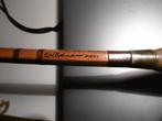 prachtige vintage gesigneerde splitcane hengel., Watersport en Boten, Hengelsport | Algemeen, Ophalen of Verzenden, Werphengel