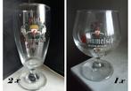3 Vintage Dommelsch Bokbier glazen, Ophalen of Verzenden, Zo goed als nieuw, Glas of Glazen, Overige merken