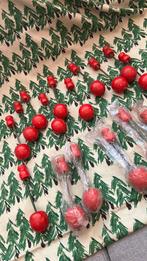21 vintage houten kerstboom kaarsjeshouders appeltjes, Overige kleuren, 120 cm of meer, Ophalen of Verzenden, Zo goed als nieuw