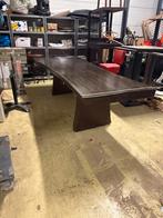 Unieke Boomstamtafel - Robuust en Stijlvol!, Gebruikt, 100 tot 150 cm, Eikenhout, 200 cm of meer