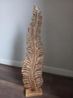 te koop: veer op standaard mangohout, Huis en Inrichting, Woonaccessoires | Overige, Ophalen, Zo goed als nieuw