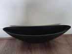 3 x Zwarte ovale schaal, Ophalen of Verzenden, Gebruikt, Ovaal, Schaal