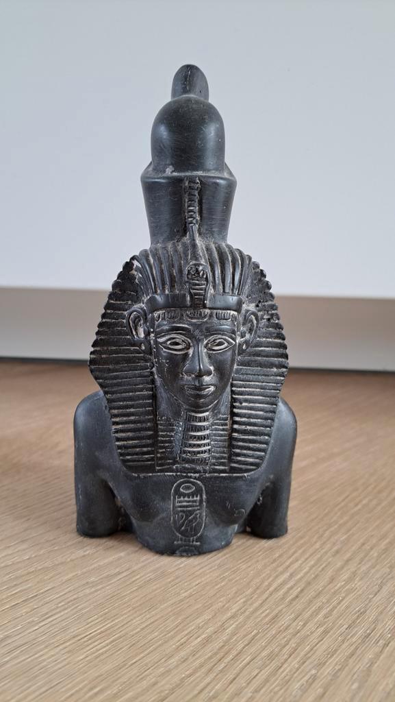 Egyptisch Farao Beeldje - 20cm, Antiek en Kunst, Kunst | Beelden en Houtsnijwerken, Ophalen