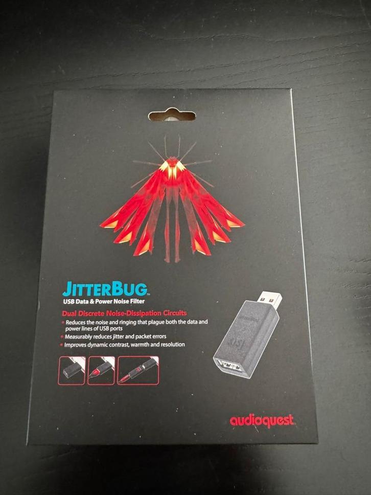 Audioquest Jitterbug USB 2.0 Noise Filter (Data & Power), Audio, Tv en Foto, Audiokabels en Televisiekabels, Nieuw, Overige kabels