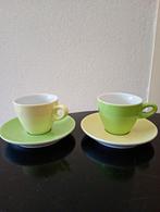 PEEZE  Koffie kop met Schotels, Ophalen of Verzenden, Zo goed als nieuw, Overige stijlen, Kop(pen) en/of Schotel(s)