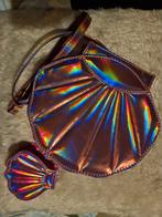 Schelp Tasje met Portemonnee - Holografisch Roze, Sieraden, Tassen en Uiterlijk, Tassen | Damestassen, Ophalen of Verzenden, Nieuw