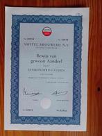 Aandeel Amstel Brouwerij - 1966, Ophalen of Verzenden, Zo goed als nieuw, Overige typen, Amstel