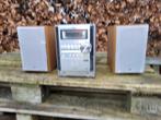 schitterende perfecte stereo toren jvc 5 cd wisselaar, Audio, Tv en Foto, Stereo-sets, JVC, Microset, Cd-speler, Ophalen of Verzenden