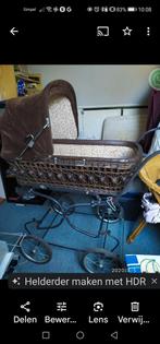 Mooie vintage jaren 80 rotan kinderwagen in zeer goede staat, Ophalen of Verzenden, Zo goed als nieuw, Overige merken