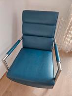 Fauteuil petrol, Huis en Inrichting, Fauteuils, Ophalen, Zo goed als nieuw, 75 tot 100 cm, 50 tot 75 cm