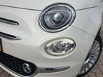 Fiat 500 1.2 Lounge CRUIS PANO BL.TOOTH AIRCO, Auto's, Stof, Gebruikt, 4 cilinders, Bedrijf