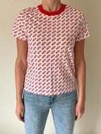 Wrangler logo t-shirt rood/wit maat M, Maat 38/40 (M), Wit, Nieuw, Korte mouw