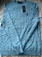 Ralph Lauren kabel trui blauw - maat L, Overige typen, Ophalen of Verzenden, Zo goed als nieuw, Overige maten