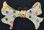 swarovski broche strik, Verzenden, Zo goed als nieuw, Sieraad of Horloge