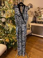 Jumpsuit Red Queen S/M wit blauw panter, Kleding | Dames, Jumpsuits, Verzenden, Wit, Red Queen, Zo goed als nieuw