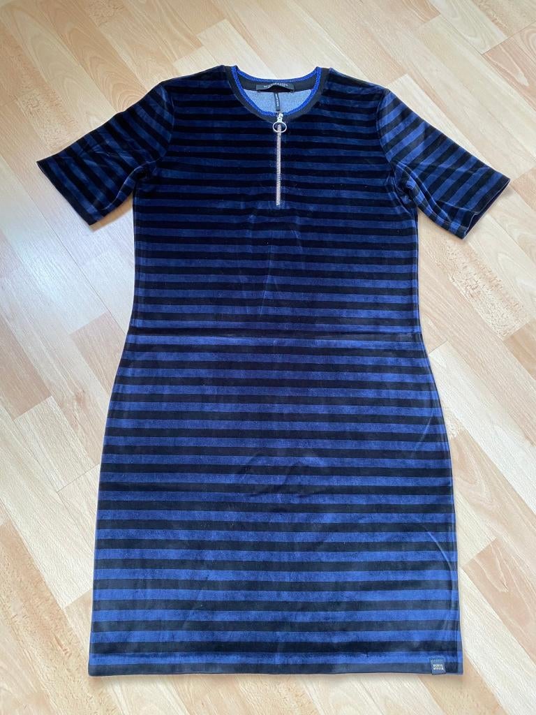 Maison Scotch jurkje Maat M, Maat 38/40 (M), Blauw, Zo goed als nieuw, Boven de knie