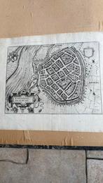 Landkaart Gelderland 1570, Antiek en Kunst, Kunst | Etsen en Gravures, Ophalen of Verzenden